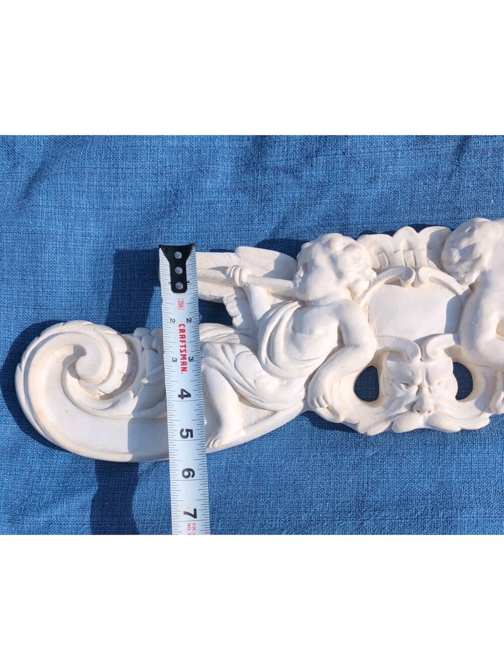Victorian Cherubs|Angels| Frieze Bisque |Wall Plaque 20.5" Antique Reproduction - Picture 14 of 15